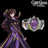 Bague en Métal Code Geass - Incarnez la puissance de Lelouch vi Britannia avec notre bijou emblématique ! 2