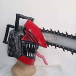 "Réplique en Latex du Masque de Denji - Chainsaw Man | Accessoires Inclus | Qualité de Cosplay Exceptionnelle" 2